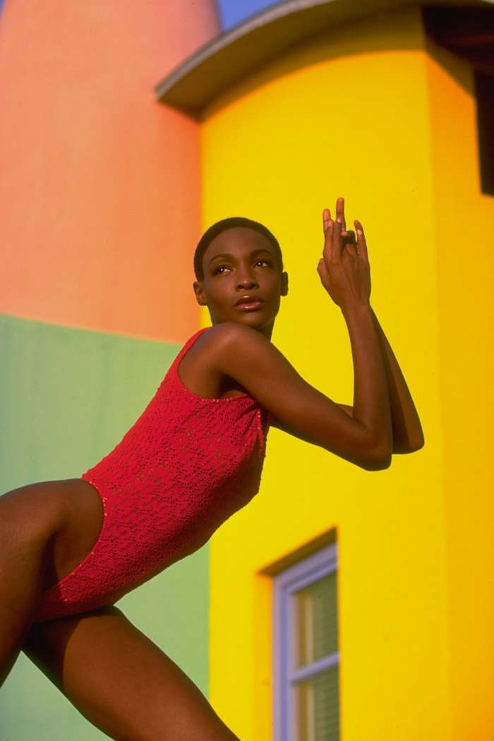 Roshumba Williams was photographed by Walter Iooss Jr. in Ormond Beach, Fla.